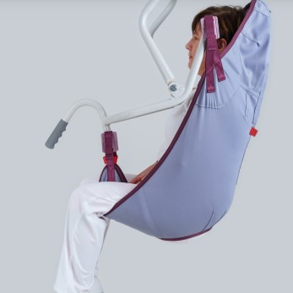 Sling for hoist - LARGE Pivot Silvalea Easy Care Sling with Head Support EQ7221